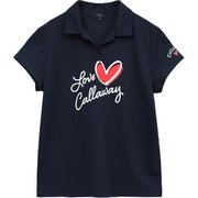 CWA25L C25134220 1120 [ゴルフウェアレディース 半袖ポロ NV Lサイズ]