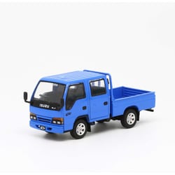 T66631 1/64 いすゞ エルフ（ELF） ダブルキャブ ブルー [ダイキャストミニカー]