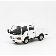 T66632 1/64 いすゞ エルフ（ELF） ダブルキャブ ホワイト [ダイキャストミニカー]