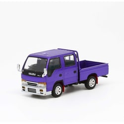 T66633 1/64 いすゞ エルフ（ELF） ダブルキャブ カスタムバージョン パープル [ダイキャストミニカー]