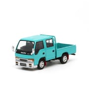 T66634 1/64 いすゞ エルフ（ELF） ダブルキャブ カスタムバージョン ティファニーブルー [ダイキャストミニカー]