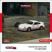 T64S-023-WR 1/64 Porsche 911 Carrera RS 2.7 Lightweight White/Red [ダイキャストミニカー]