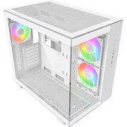 ピラーレス・キューブケース ATX PCケース ホワイト KING 65 PRO (W)