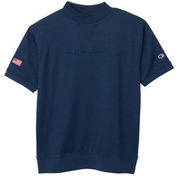 CP25SS C3-BG301 370 [ゴルフウェアメンズ モックネックシャツ NV XL S/S]