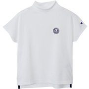 CP25SS CW-BG309 010 [ゴルフウェアレディース モックネックシャツ WH L S/S]