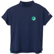 CP25SS CW-BG309 370 [ゴルフウェアレディース モックネックシャツ NV M S/S]