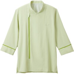 DP1000-H1-4L [サンペックス 七分袖ショップコート ライムグリーン 4L]