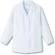 FA355-M [サンペックス 【女性用】衿付き・長袖調理衣 ホワイト M]