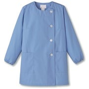FA798-4L [サンペックス 【女性用】衿なし・長袖調理衣 サックス 4L]