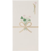 お花のご祝儀袋 クローバー シール付 ノ-ハナ10C