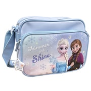 D6074BL-2 合皮ショルダーバッグ ディズニー アナと雪の女王 ブルー