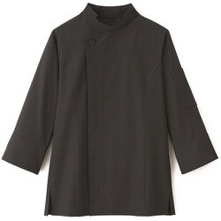 SJAU-1812-B9-M [サンペックス 長袖ショップコート ブラック M]