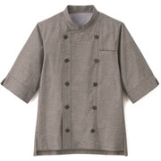 SJAU-1814-B3-L [サンペックス 七分袖ショップコート グレー L]