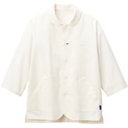 SJAU-2005-A1-3L [サンペックス 七分袖ショップコート オフホワイト 3L]