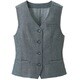 SVEL-1302-B3-11 [サンペックス 【女性用】襟なしベスト グレー 11]
