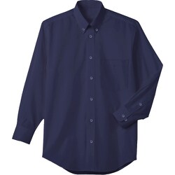 Y5810-L [サンペックス 長袖ボタンダウンシャツ ネイビー L]