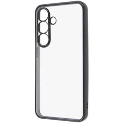 Galaxy S25用 精密設計 カメラ保護 衝撃吸収 バンパー メタリック TPUソフトケース ブラック RT-GS25PFC2/BM