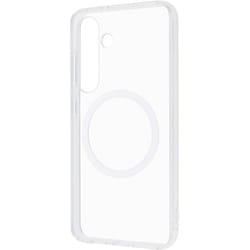 Galaxy S25用 MagSafe対応 マグネットアクセサリー対応 衝撃吸収 バンパー ハイブリッドケース クリア RT-GS25MG2/CM