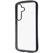 Galaxy S25用 Puffull 耐衝撃 バンパー ハイブリッドケース ブラック RT-GS25CMD1/B