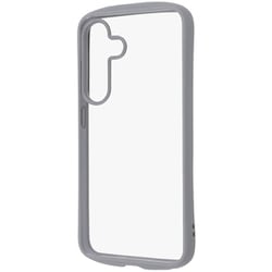 Galaxy S25用 Puffull 耐衝撃 バンパー ハイブリッドケース グレー RT-GS25CMD1/GR