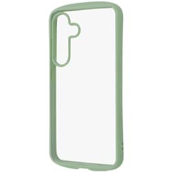 Galaxy S25用 Puffull 耐衝撃 バンパー ハイブリッドケース カーキ RT-GS25CMD1/OV