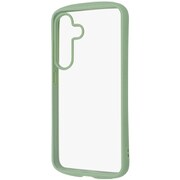 Galaxy S25用 Puffull 耐衝撃 バンパー ハイブリッドケース カーキ RT-GS25CMD1/OV