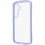 Galaxy S25用 Puffull 耐衝撃 バンパー ハイブリッドケース ペールブルー RT-GS25CMD1/PA