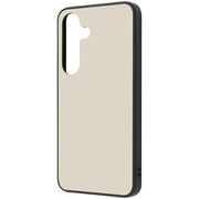Galaxy S25用 maru Pietra 耐衝撃 バンパー マット ハイブリッドケース マットグレージュ RT-GS25K6TB/MGG
