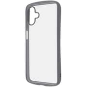 Galaxy A25 5G用 Puffull 耐衝撃 バンパー ハイブリッドケース グレー RT-GA25CMD1/GR