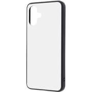 Galaxy A25 5G用 maru Pietra 耐衝撃 バンパー マット ハイブリッドケース マットホワイト RT-GA25K6TB/MW