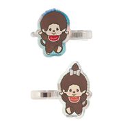K4101D モンチッチ オーロラアクリルヘアクリップ 2個入り ツインズ