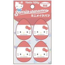 K4137A サンリオキャラクターズ メイクパフ 4個入り ハローキティ