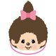 K4161B モンチッチ フェイスヘアゴム モンチッチちゃん