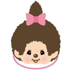 K4161B モンチッチ フェイスヘアゴム モンチッチちゃん