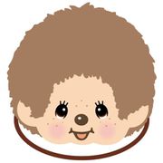 K4161D モンチッチ フェイスヘアゴム スウィートブラウン