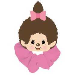 K4163B モンチッチ フェイスマスコットシュシュ モンチッチちゃん