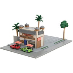 ジオラマセット ナノサイズミニカー2台付き ワイルド・スピード「Toretto's Market & Cafe」 [ミニカー]