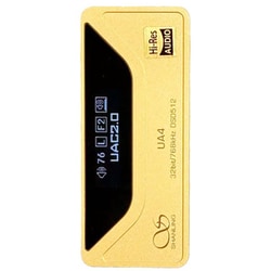 UA4 ポータブルDACアンプ 3.5mmシングルエンド/4.4mmバランス出力 ゴールド UA4-GLD