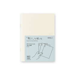 MDノート ライト＜文庫＞ 方眼罫 5mm方眼罫 3冊組A（1冊48ページ） 15299006