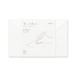 MD封筒 コットン 横A 8枚入 二重封筒 20588006