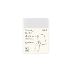 MDノートカバー＜A7＞ 透明 35589006