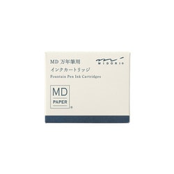 MD万年筆用 カートリッジ ブルーブラック 6個入 38081006