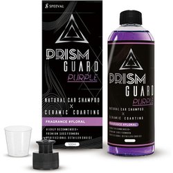 中性カーシャンプー＋セラミックコーティング Prism Guard パープルカーシャンプー 500ml フローラルの香り