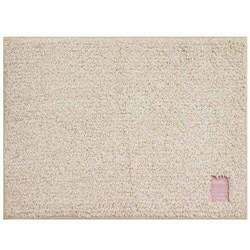 Hitohira バスマット 洗える 抗菌 防臭 すべり止め加工 60×45cm ベージュ