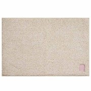 Hitohira バスマット 洗える 抗菌 防臭 すべり止め加工 75×50cm ベージュ