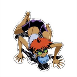 【コンプリート】カウボーイビバップ　カプセルトイ【匿名配送】 エド 屋外対応ステッカー カウボーイビバップ COWBOY BEBOP
