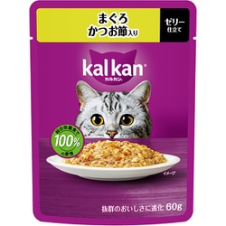 カルカン パウチ まぐろ かつお節入り 60g [猫用 ウエットフード 60g 成猫（1歳～7歳） 総合栄養食]