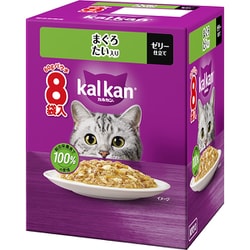 カルカン パウチ まぐろ たい入り 60g 8袋パック [猫用 ウエットフード 60g×8袋 成猫（1歳～7歳） 総合栄養食]