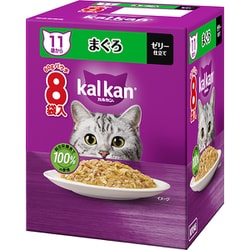 カルカン パウチ 11歳から まぐろ 60g 8袋パック [猫用 ウエットフード 60g×8袋 11歳～ 総合栄養食]