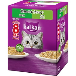 カルカン パウチ 2種のセレクション まぐろ まぐろ たい入り 60g 8袋パック [猫用 ウエットフード 60g×8袋 成猫（1歳～7歳） 総合栄養食]
